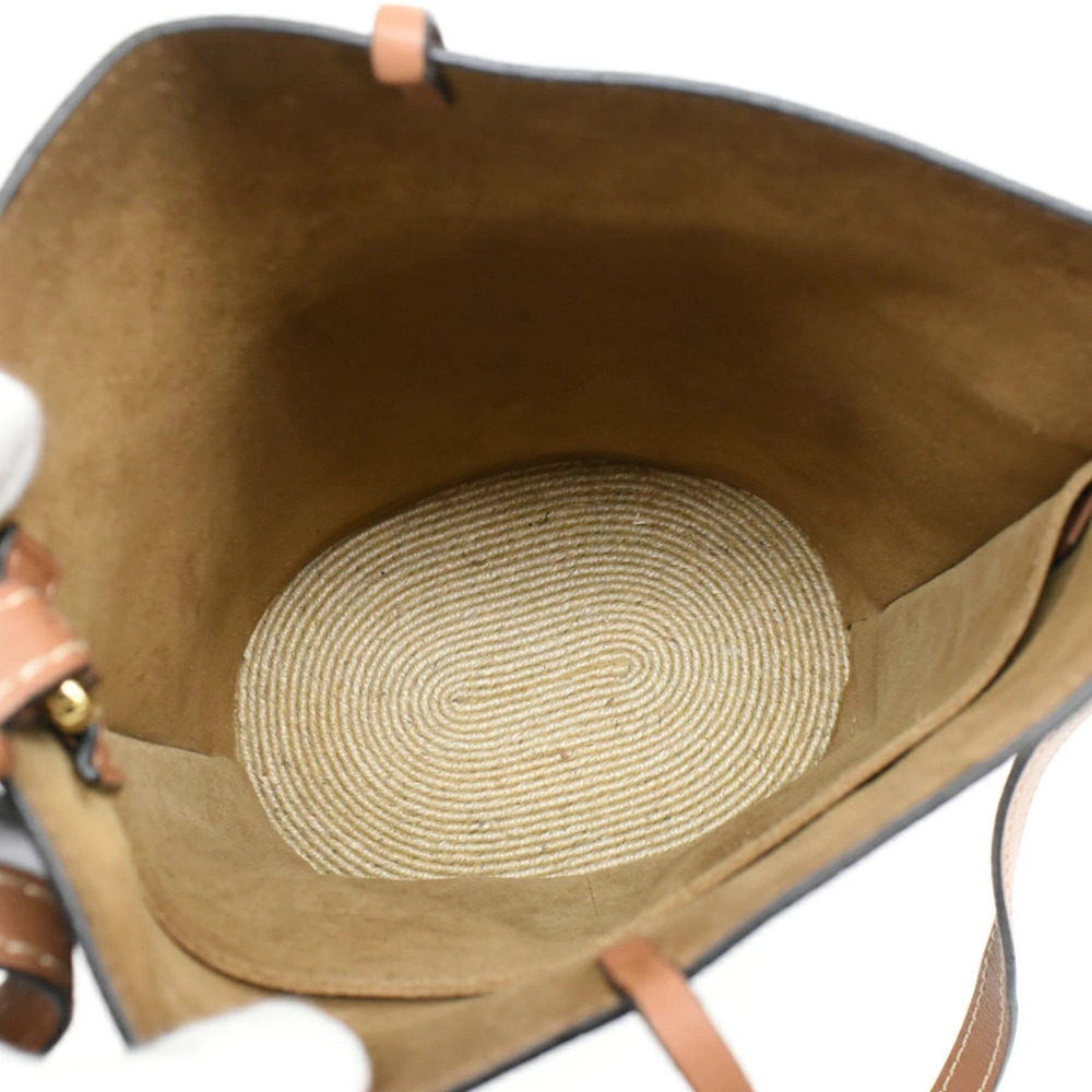 Loewe Gate Bag Shoulder Brown Crossbody Anagram Leather Black Bucket - Picture 8 of 8